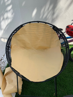 Round green chairs Mudon