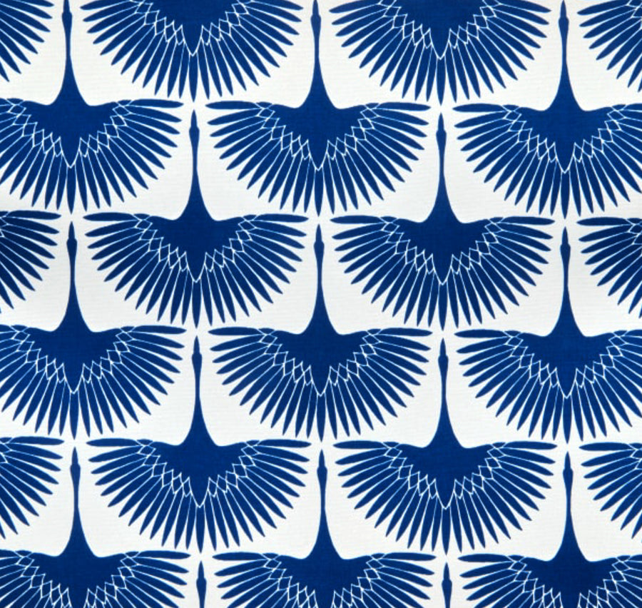 blue crane cushions