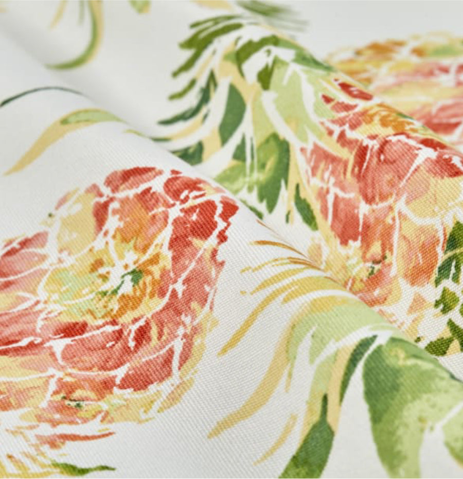 pineapple pina colada print outdoor garden cushion