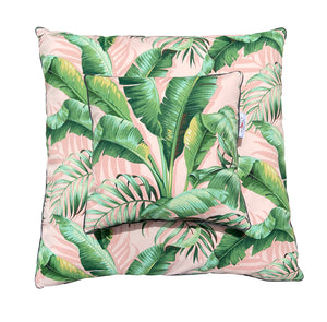 Pink Palmiers Floor Cushion