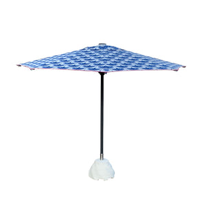 blue cranes garden umbrella